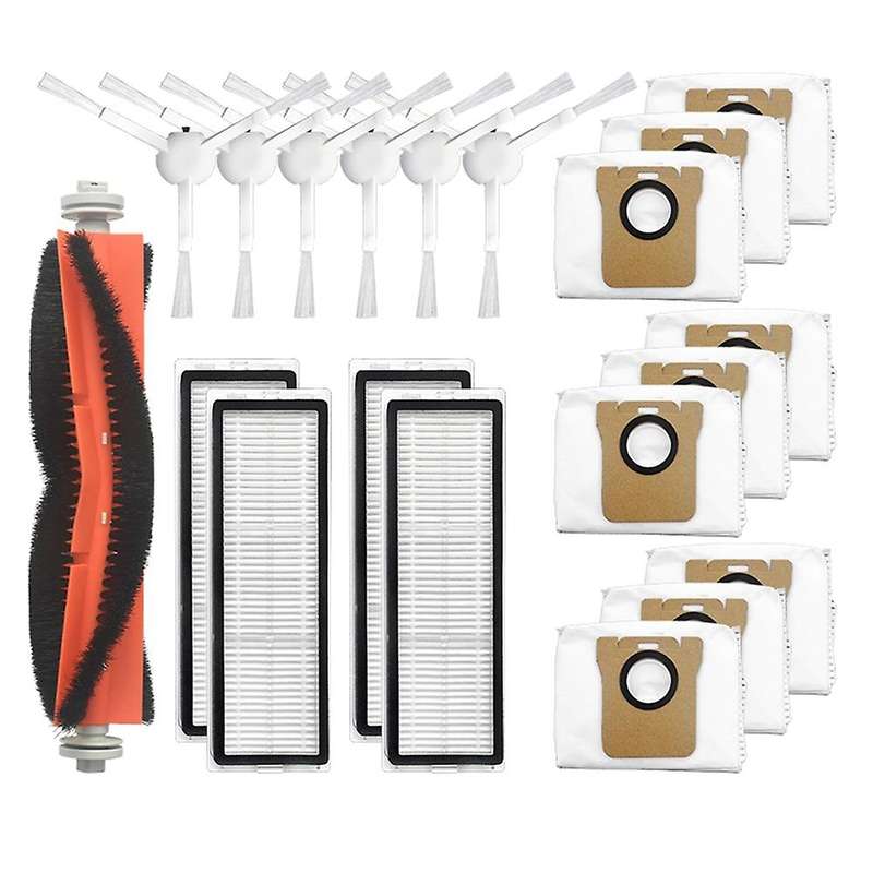 20pcs for Xiaomi Mijia B101cn Main Side Brush Hepa Filter Dust Bag