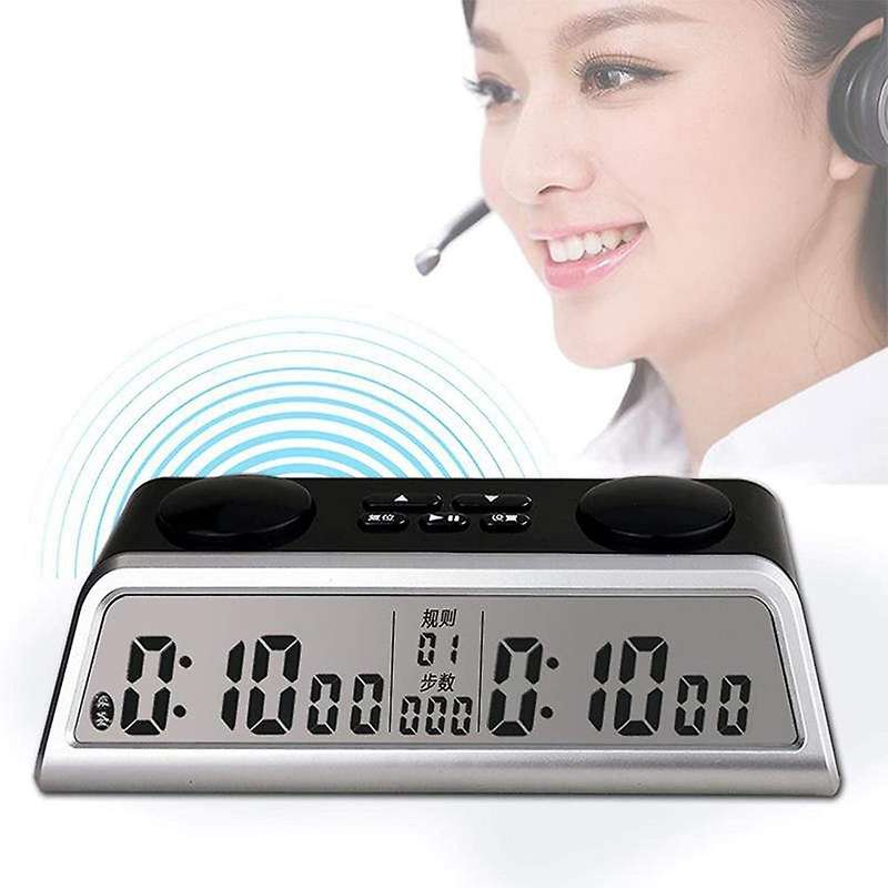 Clock Go Chess Clock Timer Voice Type Material Abs Electronic Clock