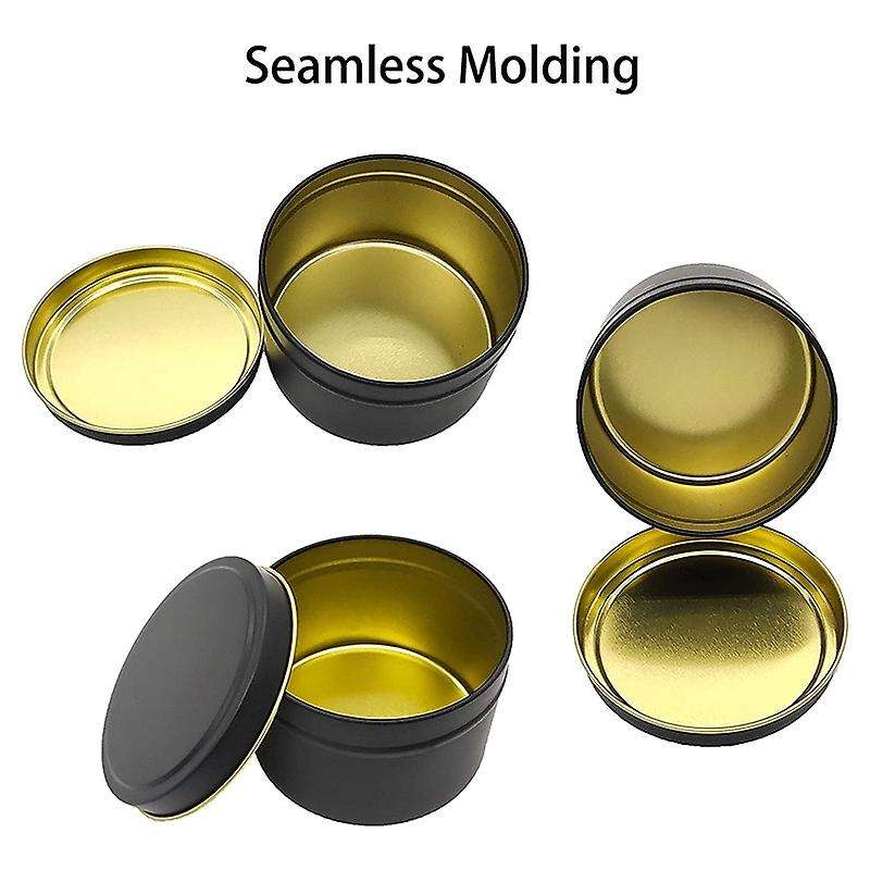 Candle Tins, 24 Piece, 4 Oz Metal Candle Containers for Making