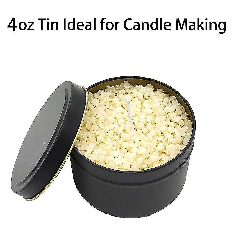 Candle Tins, 24 Piece, 4 Oz Metal Candle Containers for Making