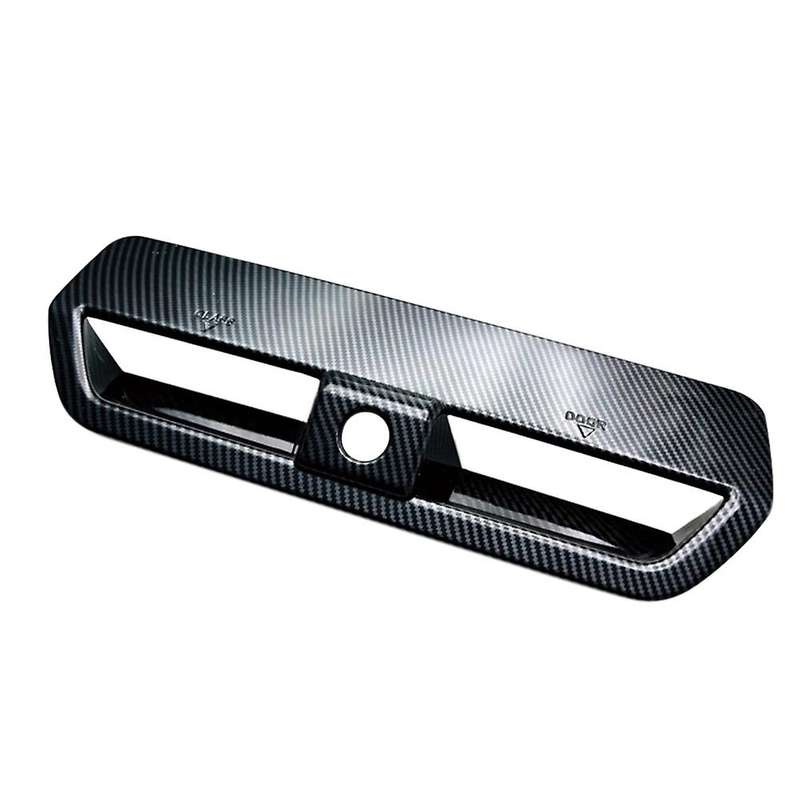 Car Carbon Fiber Abs Rear Trunk Tailgate Door Grab Handle Bowl