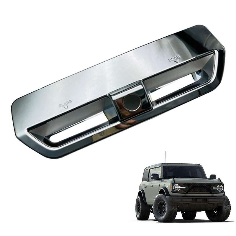 Car Carbon Fiber Abs Rear Trunk Tailgate Door Grab Handle Bowl