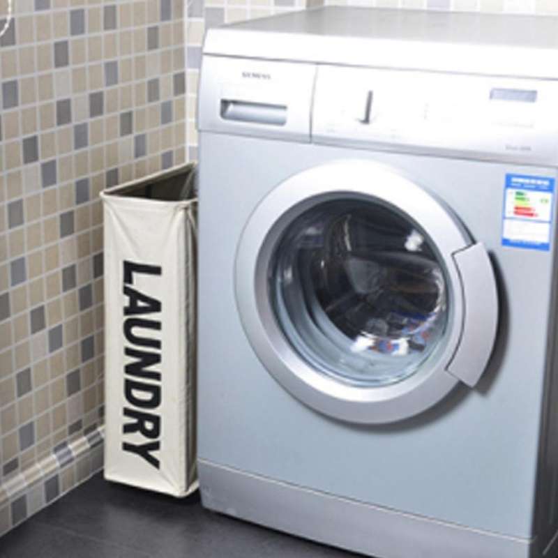 Oxford Laundry Basket with Wheels Multi-functional Corner Slim-d