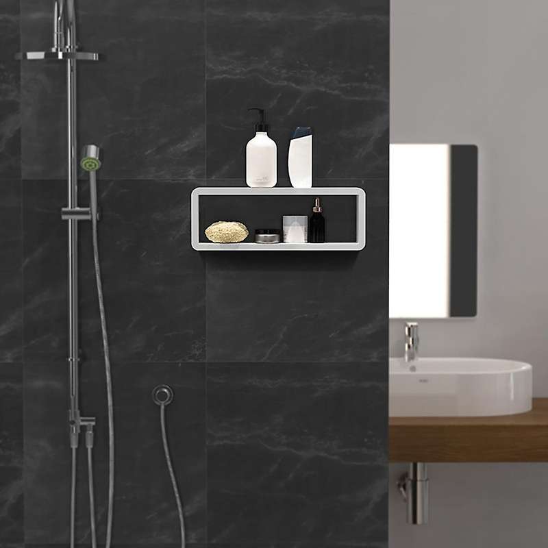 Bathroom Shelf Organizer Waterproof Wall Mounted Bath Room Shampoo