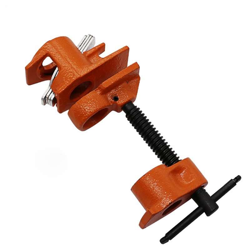 2x 1/2 Inch Heavy Duty Pipe Clamp Woodworking Wood Gluing Pipe Clamp