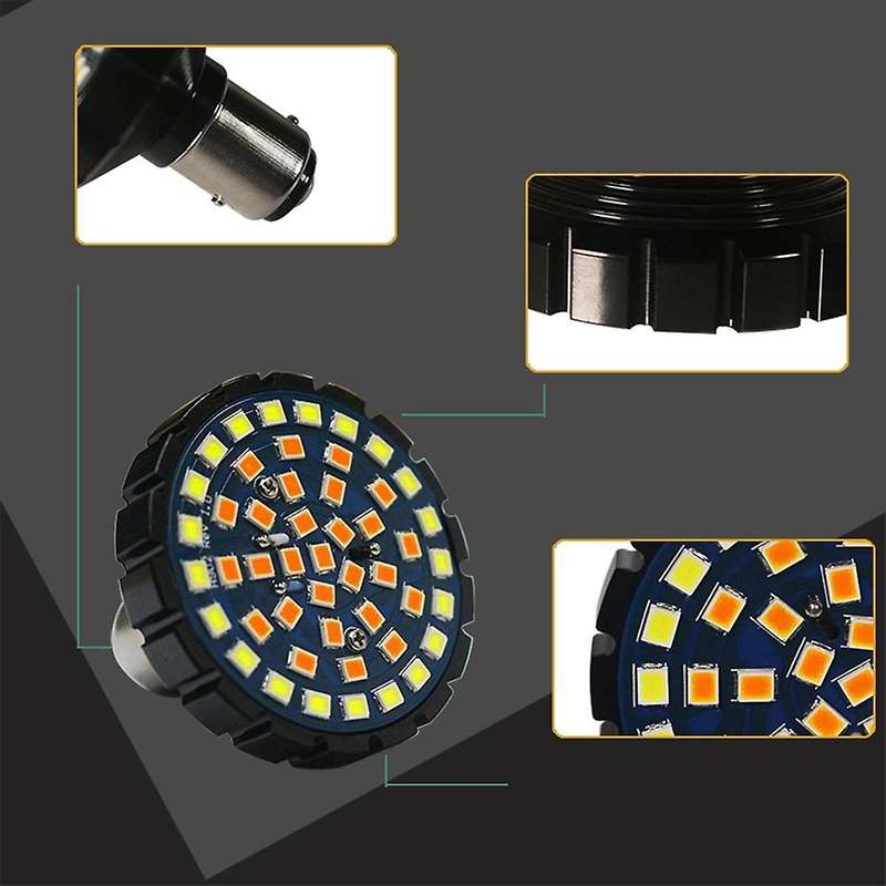 2-inch Led Front Turn Signal Light Bulbs for Touring Road King Dyna