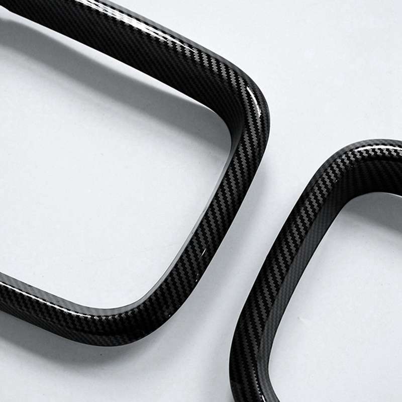 Car Bumper Grill Frame Cover Middle Net Frame Trim Gloss Black