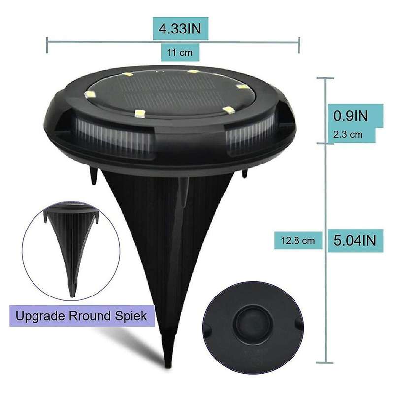 Solar Ground Lights Led Solar Lights Outdoor Waterproof Solar Garden