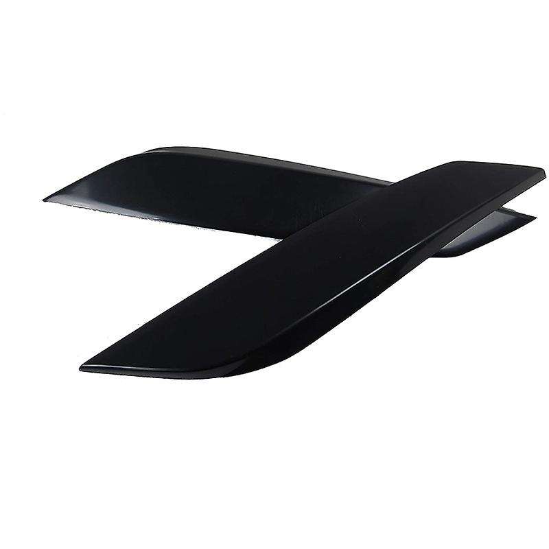 2 Pcs Headlight Eyebrows Cover Sticker for 350z 2 Door 03-08 Black