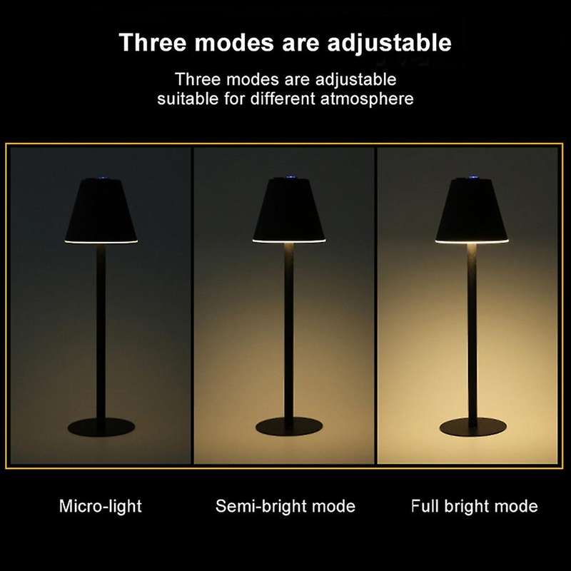 Led Hotel Coffee Restaurant Bar Atmosphere Table Lamp(bronze)us Plug