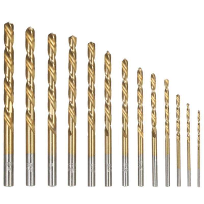 13pcs Left Handed Drill Bit Set Drill Bits for Metal Power Tools