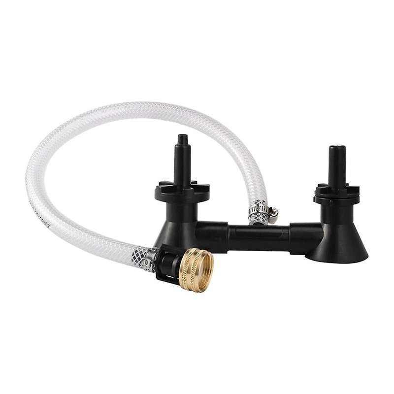 Double Head Beer Bottle Washer Cleaner with Kitchen Faucet Bar Tools