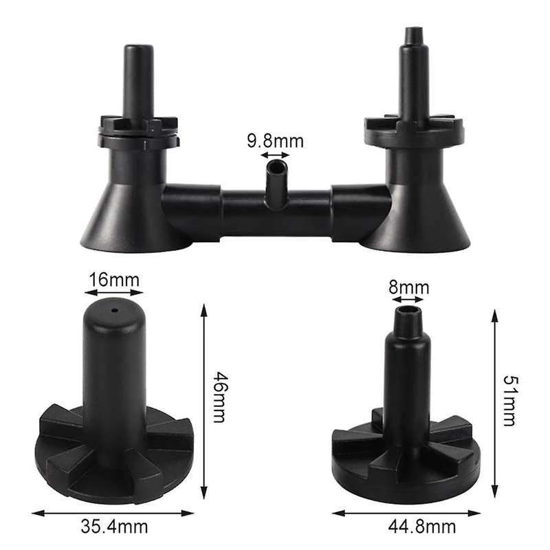 Double Head Beer Bottle Washer Cleaner with Kitchen Faucet Bar Tools