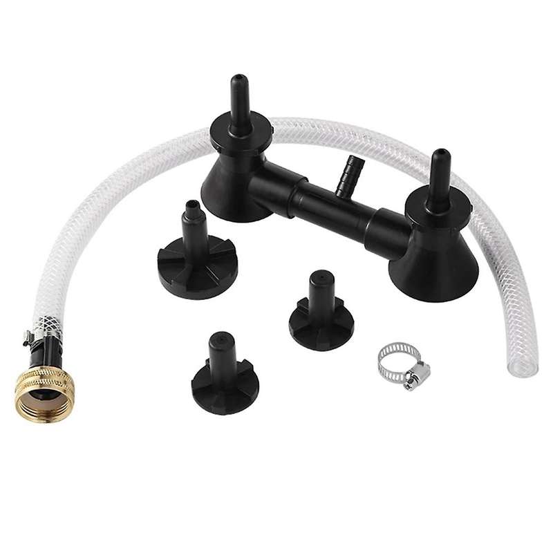 Double Head Beer Bottle Washer Cleaner with Kitchen Faucet Bar Tools