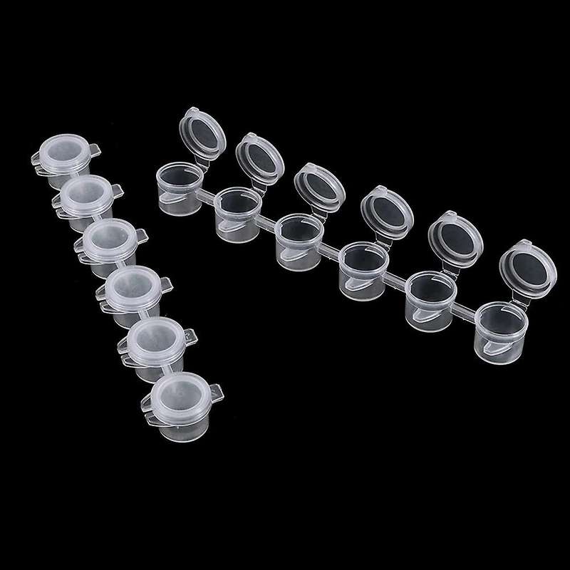 720 Pots 3ml Empty Paint Strips,paint Container Strips Cup Pots