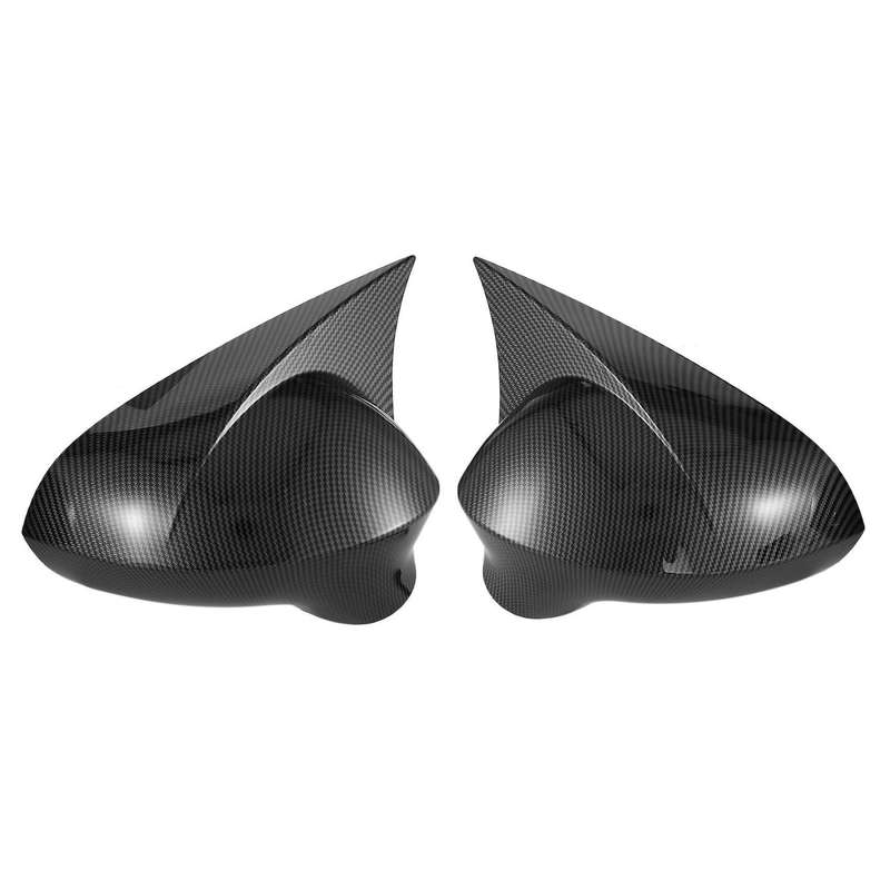 Car Rearview Side Glass Mirror Cover Trim for Seat Ibiza Mk4 2009-17