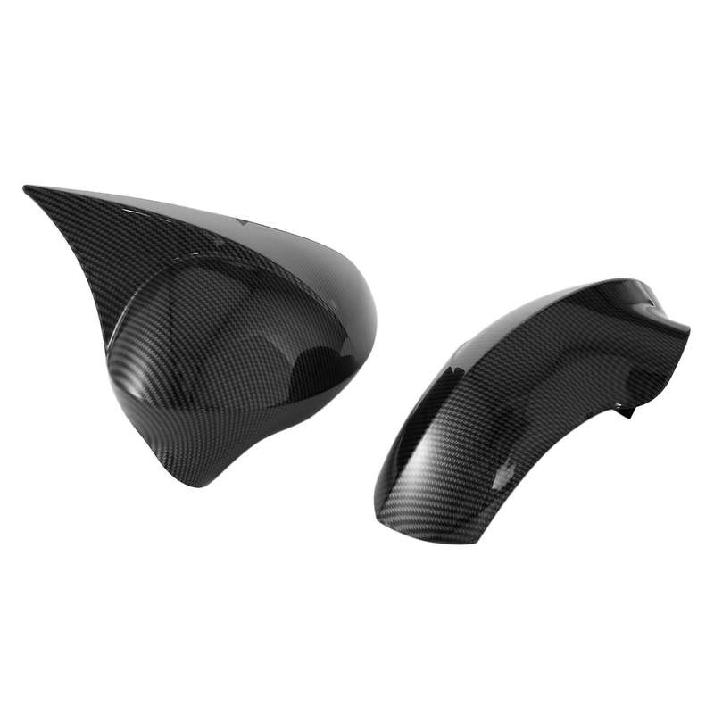 Car Rearview Side Glass Mirror Cover Trim for Seat Ibiza Mk4 2009-17