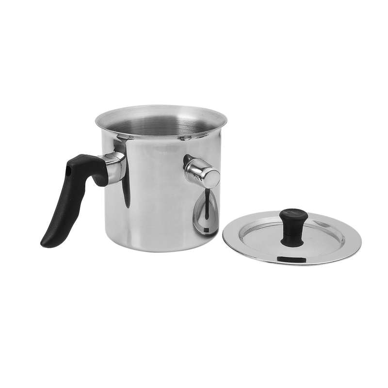 Beeswax Melting Pot Stainless Steel Opener Silver Milk Cooking