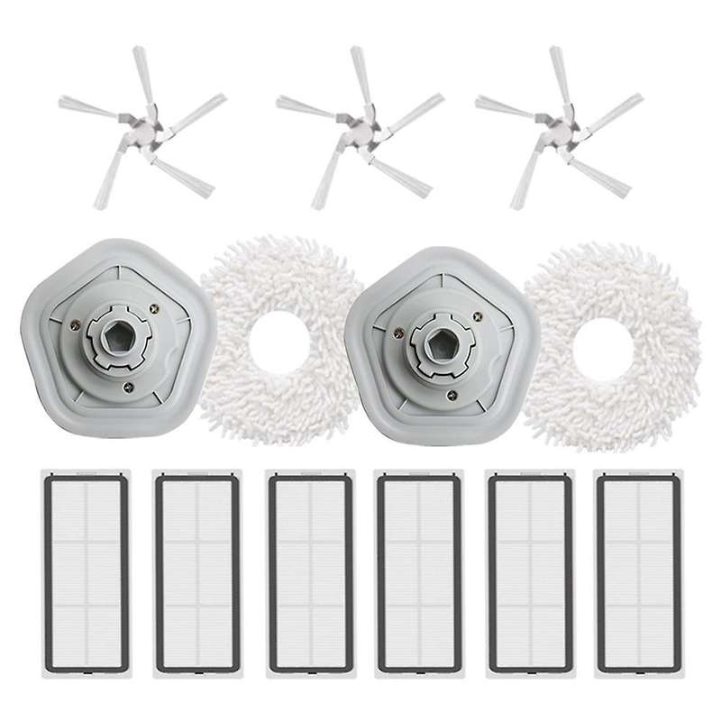 Replacement Accessories Washable Mop Cloth Side Brush Hepa Filter