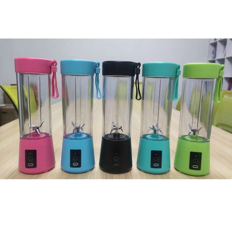 6 Blades Blender Usb Mixer Ice Smoothie Fruit Juice Mixer (blue)