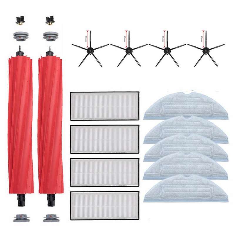 Main Brush Mop Rag Hepa Filter Side Brush for Roborock S7 T7s T7plus
