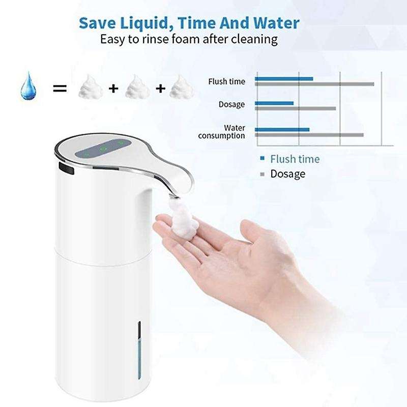 450ml Automatic Soap Dispenser Touchless Foaming Soap Dispenser White