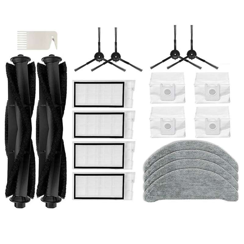 Main Side Brush Washable Hepa Filter Mop Cloth Dust Bag