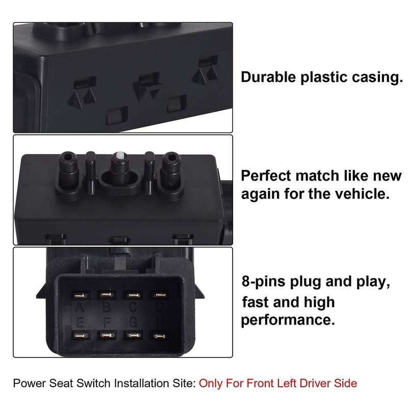 Power Seat Control Switch for Chevrolet Cadillac Gmc 25974714