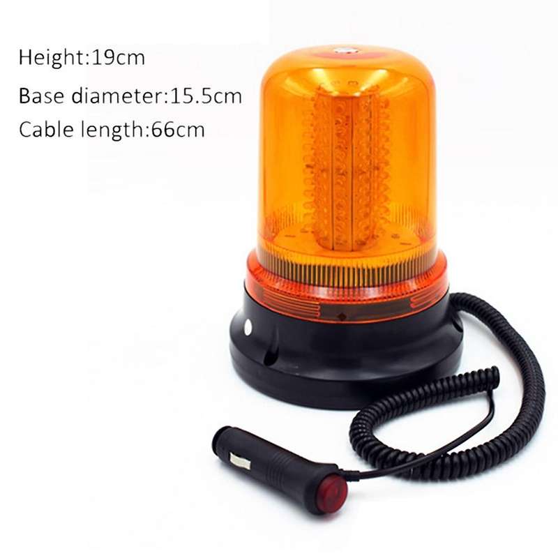 Amber 80led Beacon Lamp Rotating Strobe Emergency Warning Light