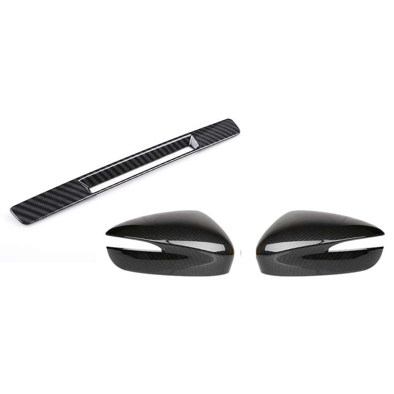 For Mazda Cx3 Console Carbon Fibre Liquid Crystal Screen Trim Strip