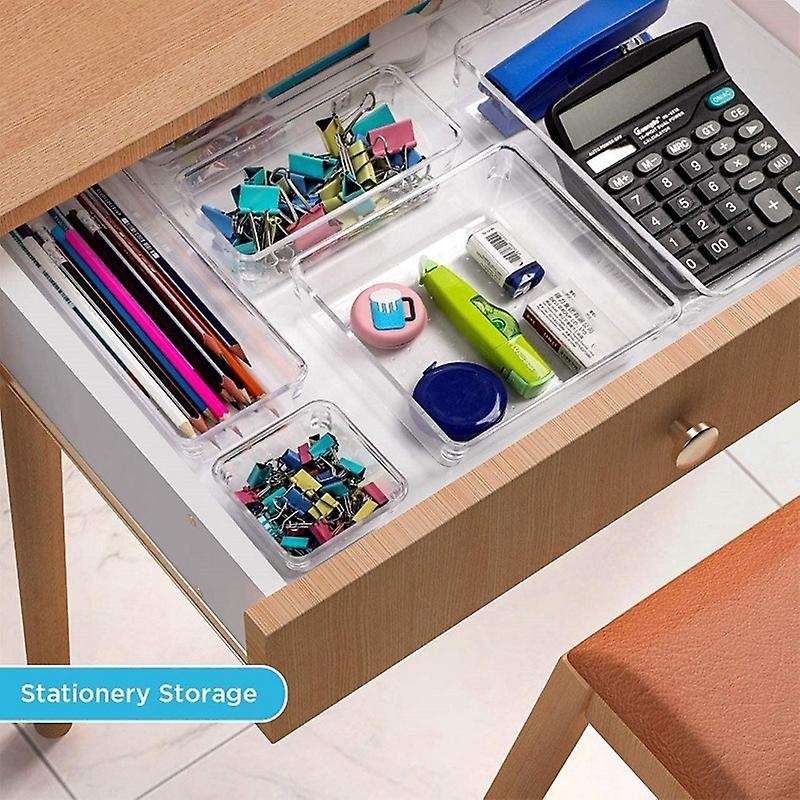 16pc Cosmetic Bathroom Multi-function Compartment Drawer Storage Box