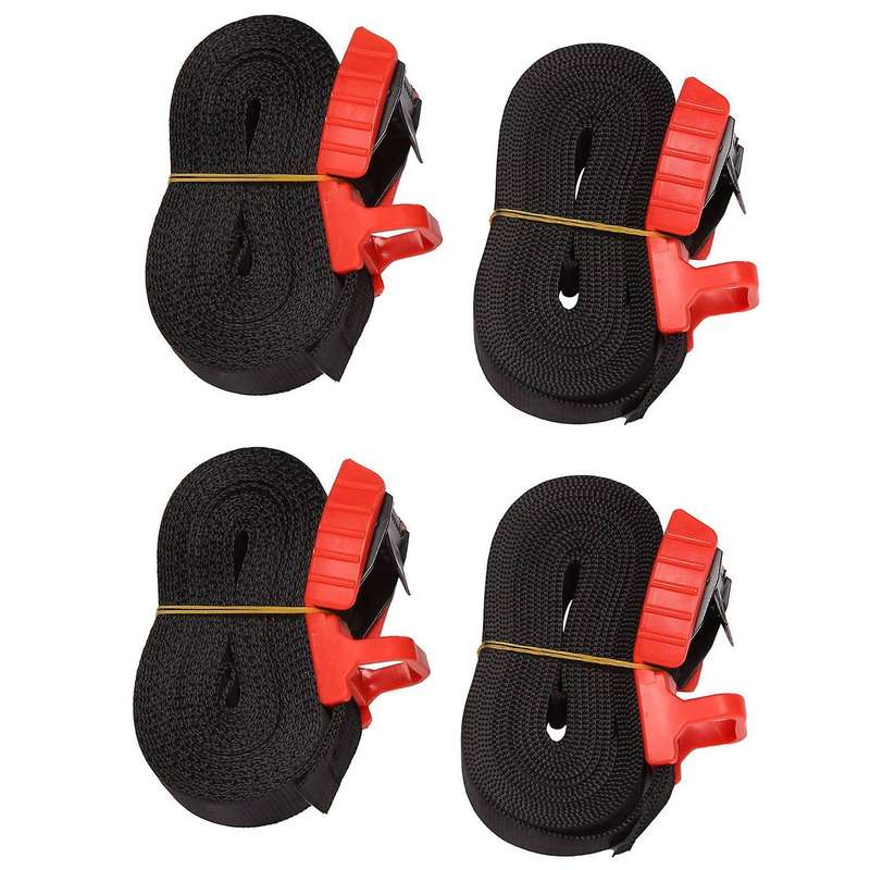 4pcs Surfboard Car Roof Rack Tie Down Straps Universal 4.5m