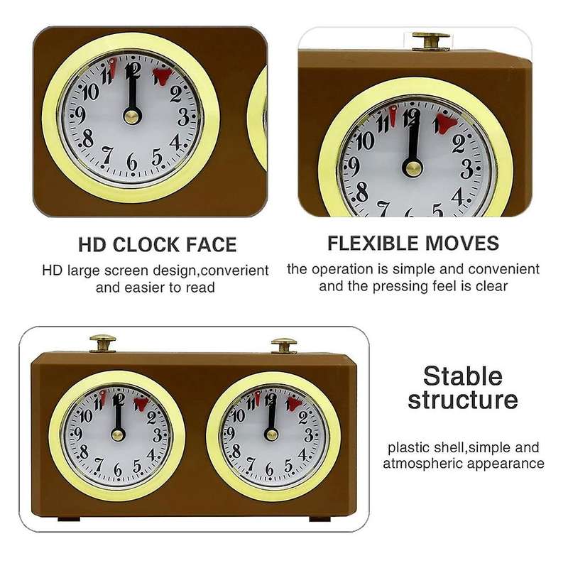Mechanical Chess Clock for Chess Game Timer Clock No Battery Needed