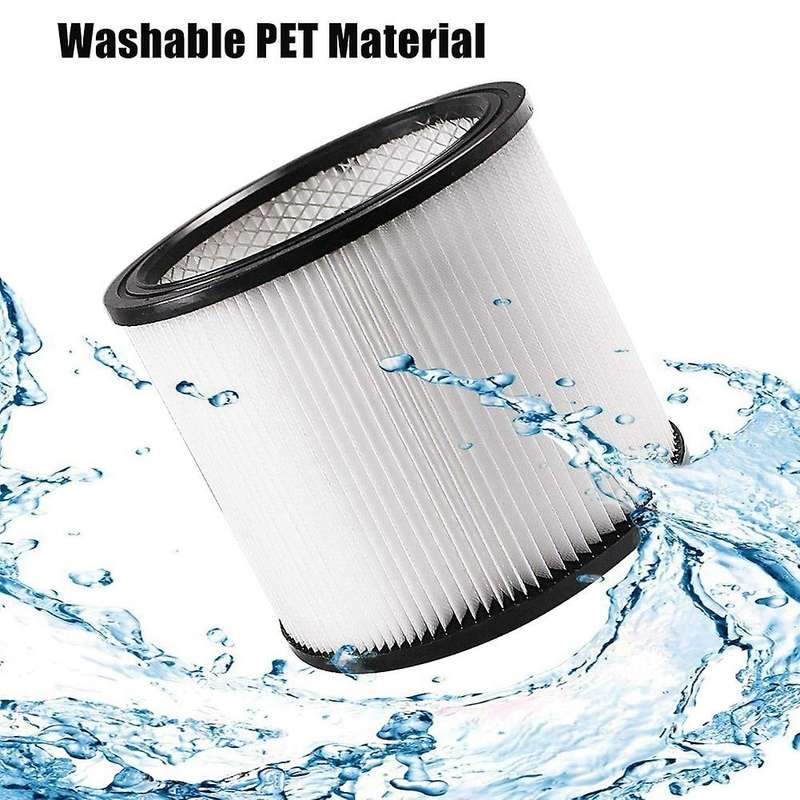 2pcs Cartridge Filter for Shop-vac 90350 90304, Filter with Dust Bag
