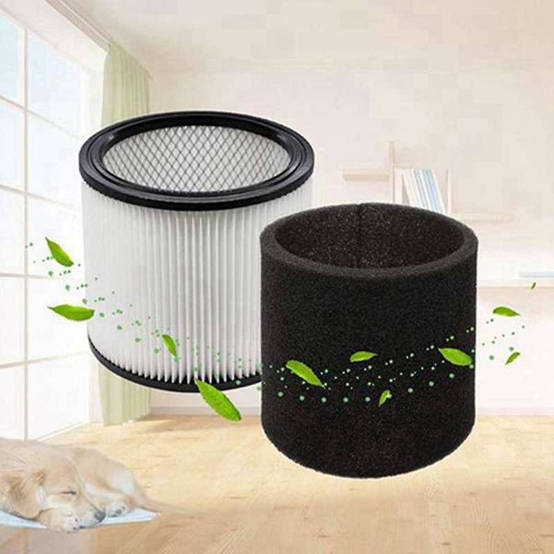 2pcs Cartridge Filter for Shop-vac 90350 90304, Filter with Dust Bag