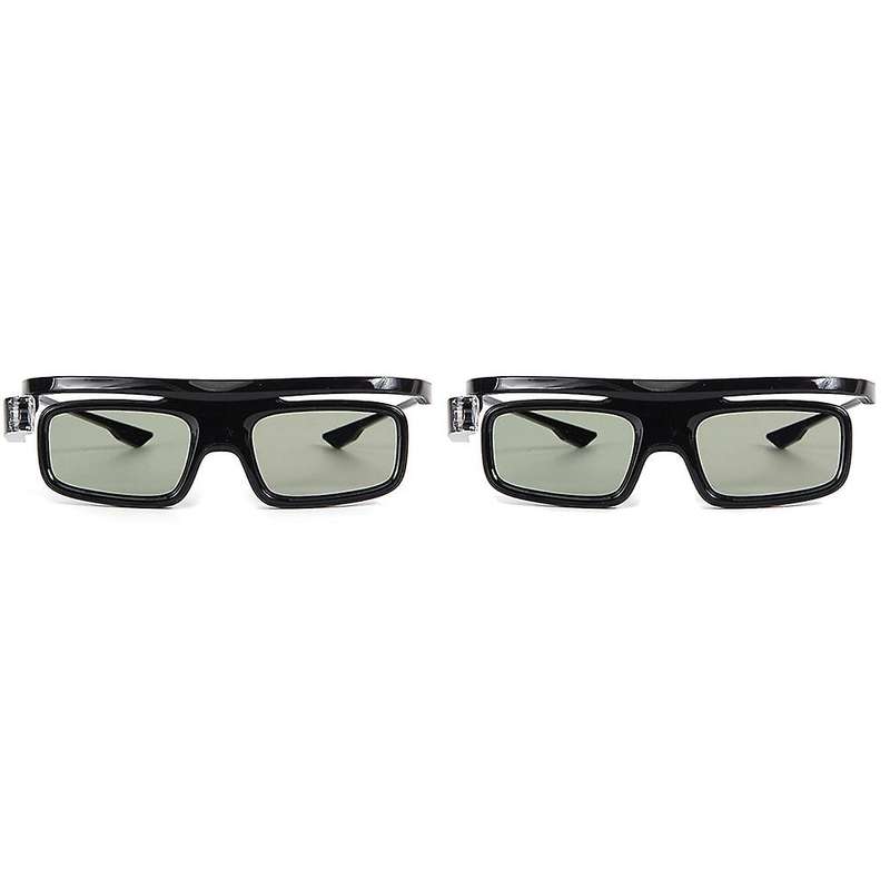2pcs Dlp-link Active Shutter 3d Glass Gl1800 Rechargeable Eyewear