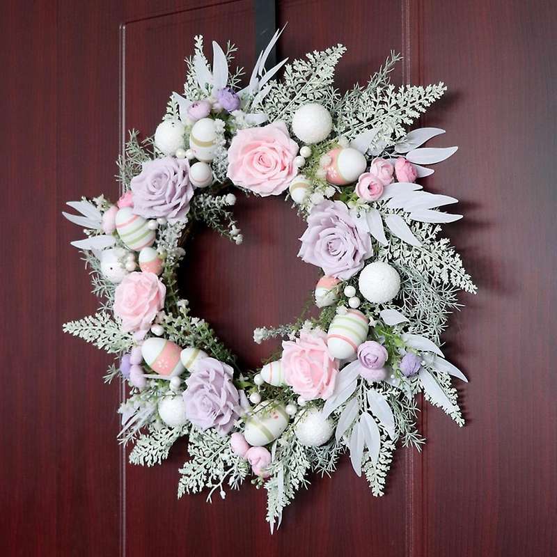 Easter Wreath Holiday Door Hanging Easter Decorations Party Decor