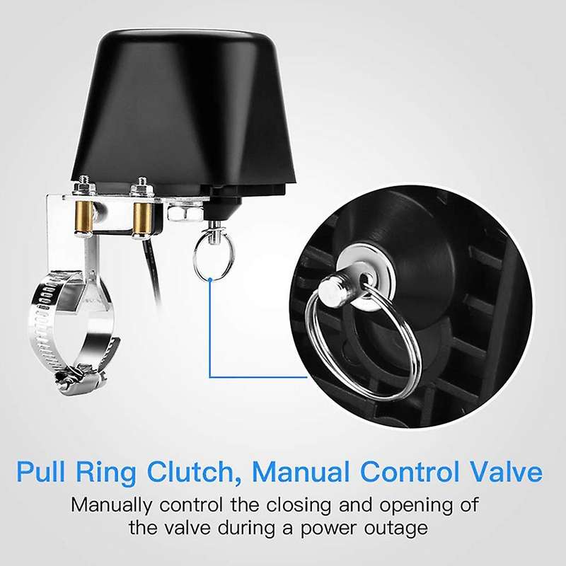 Tuya Smart Wifi Water Valve Gas Valve Smart Valve Controller, Eu Plug