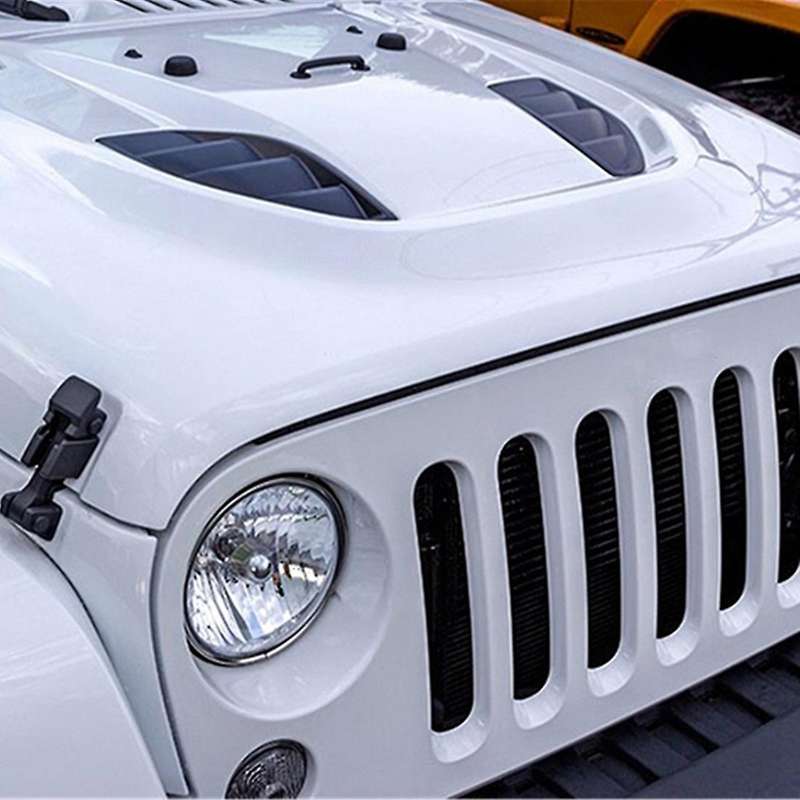 Front Hood Engine Air Outlet Vent Decoration Cover Trim