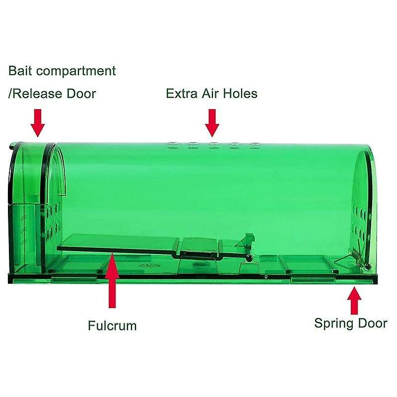 Humane Smart No Kill Mouse Trap, Safe for People and Pet - 4 Pack