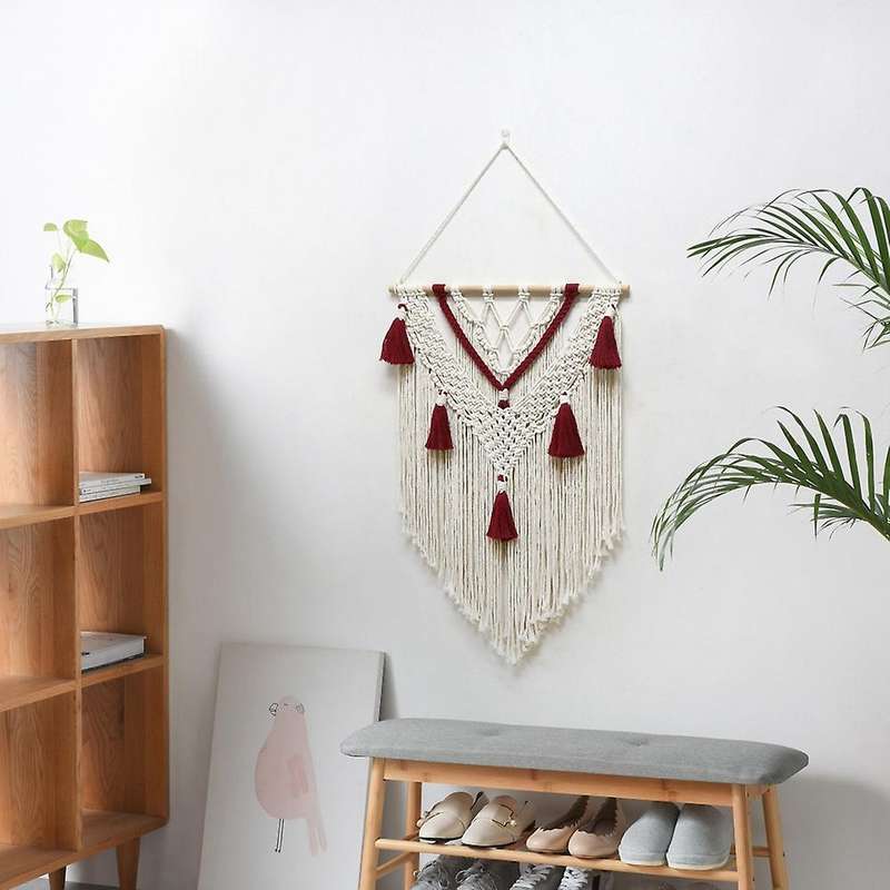 Large Macrame Wall Hanging Tapestry for Bedroom Teen Girl, Bohemian