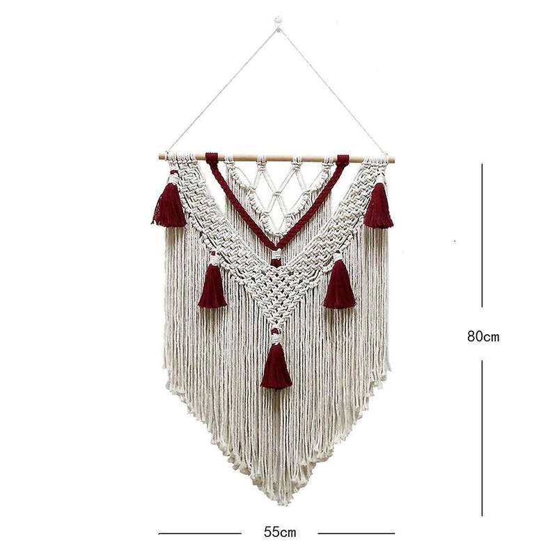 Large Macrame Wall Hanging Tapestry for Bedroom Teen Girl, Bohemian