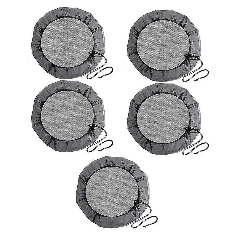 5 Pack Mesh Cover for Keep Mosquitoes and Debris Out Of Rain Barrel