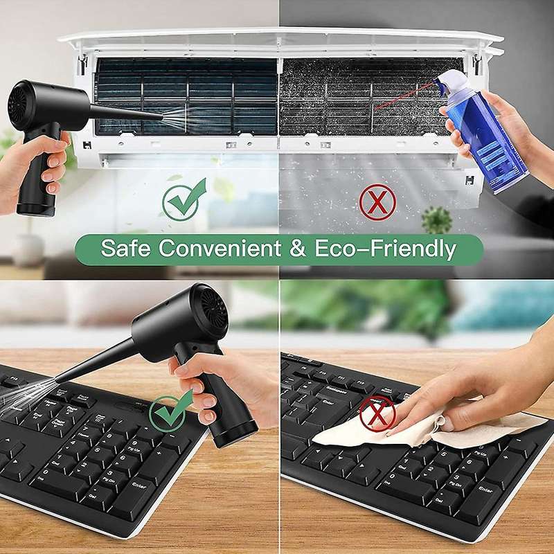 Cordless Air Duster,multi-use Portable Replaces Compressed Air Cans A
