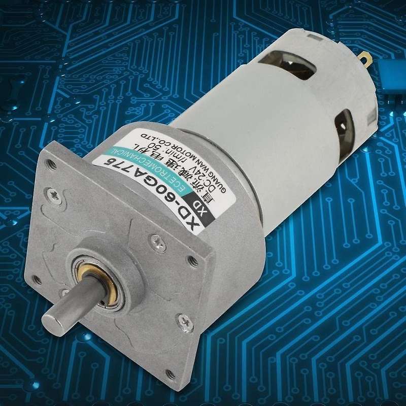 35w Dc Gear Speed Adjustable Large Torque Motor Cw/ccw(24v 50rpm)