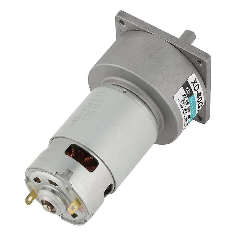 35w Dc Gear Speed Adjustable Large Torque Motor Cw/ccw(24v 50rpm)