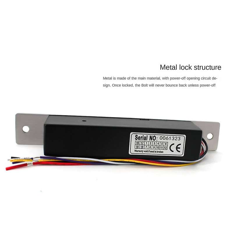 Electric Magnetic Lock 5 Wires Dc12v Nc/no Output with Timer
