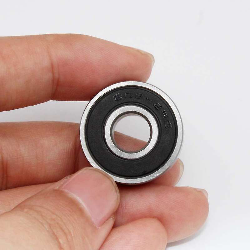 100pcs 608-2rs Skateboard Bearing,rolling Bearings Silver, 8x22x7mm