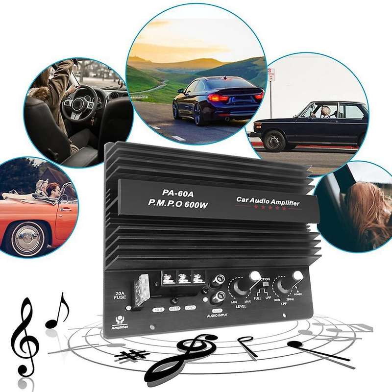 600w Car Audio Mono Channel Lossless High Power Amplifier Board