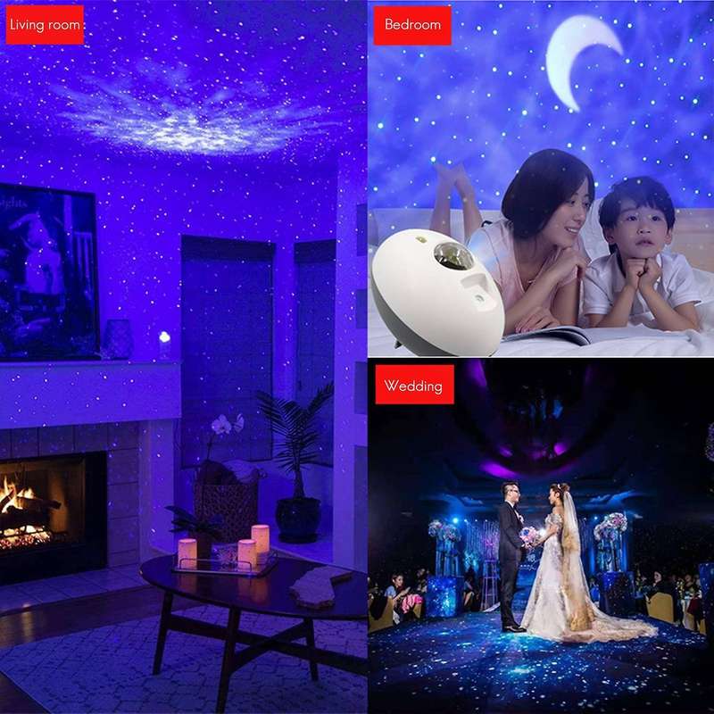 Led Starry Sky Projection Atmosphere Light Bedroom Sleep Timing
